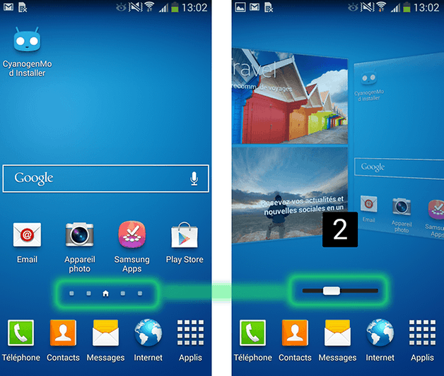 galaxy s3 mini astuces barre