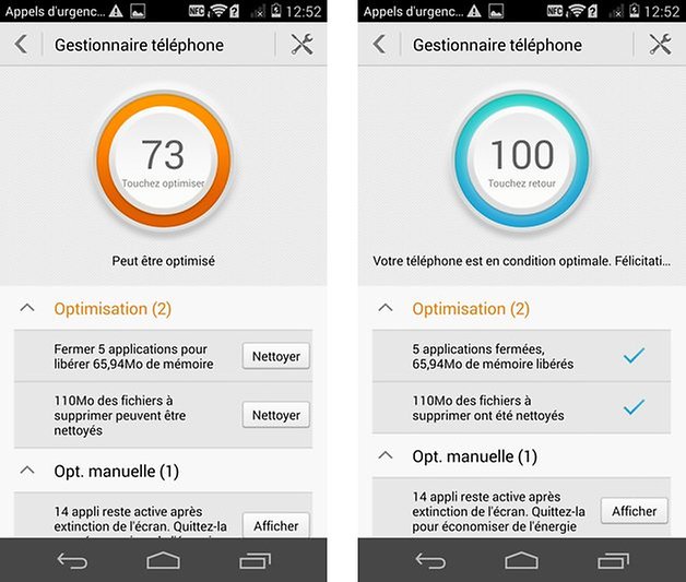 huawei ascend p7 gestionnaire telephone