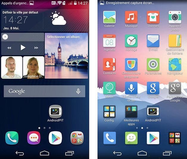 huawei ascend p7 main menu