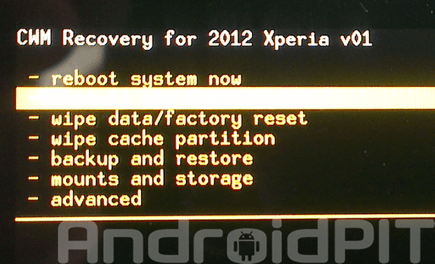 jeally bean xperia s mainmenu