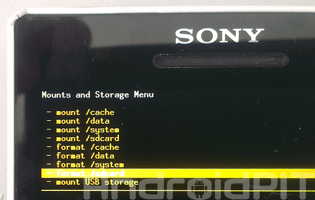jeally bean xperia s unmount