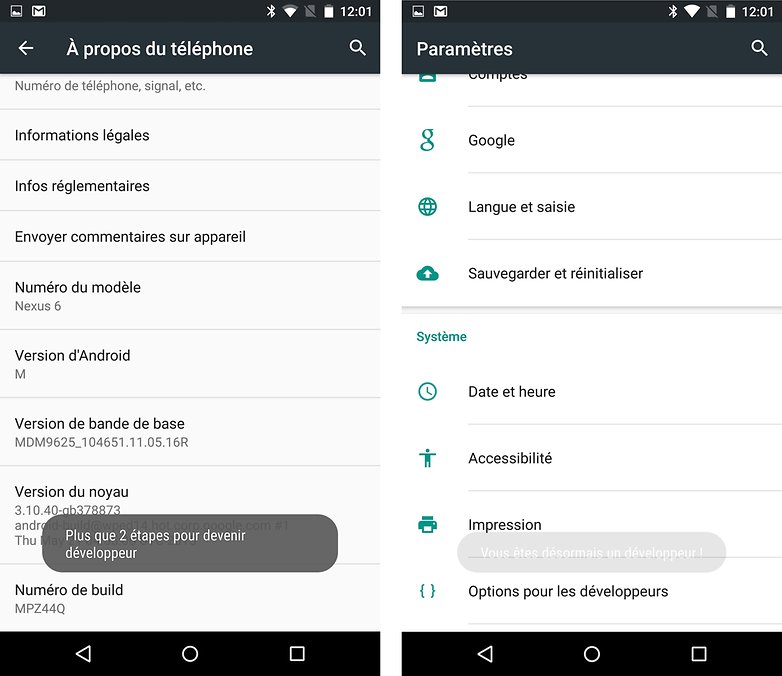 meilleures astuces android m developpeur