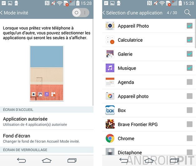 meilleures trucs et astuces lg g3 mode invite