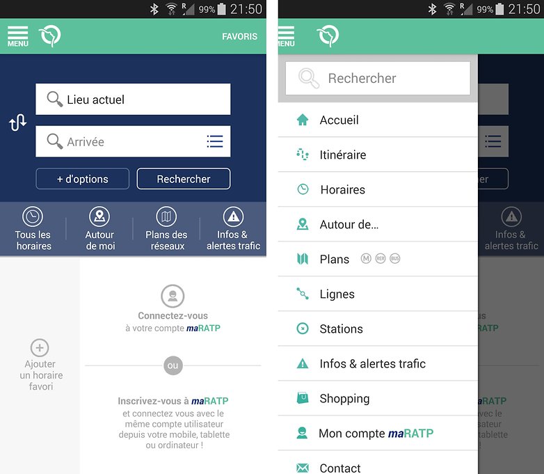 meilleurs applications transport paris ratp
