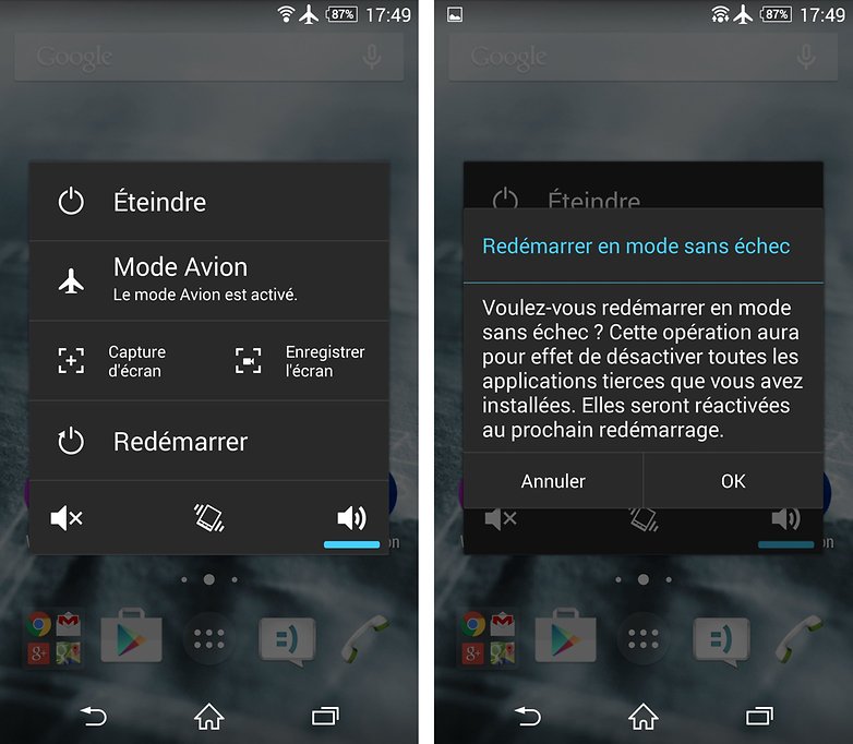 mode sans echec android