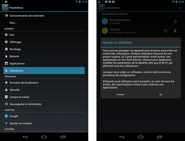 nexus 7 android 4 3 update users