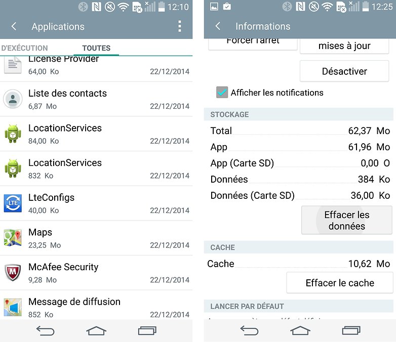 probleme google maps solutions erase data