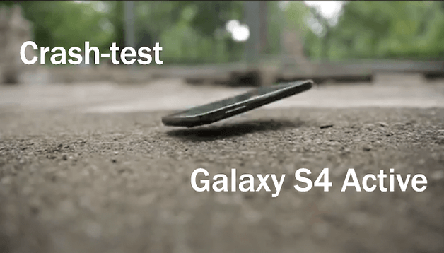 Crash-Test vidéo du Samsung Galaxy S4 Active : bière et foot