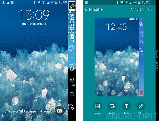 samsung galaxy note edge lockscreen