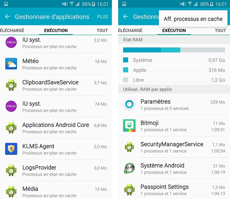 samsung galaxy s6 batterie apps