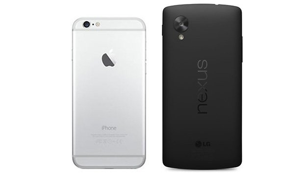 test comparatif iphone 6 nexus 6