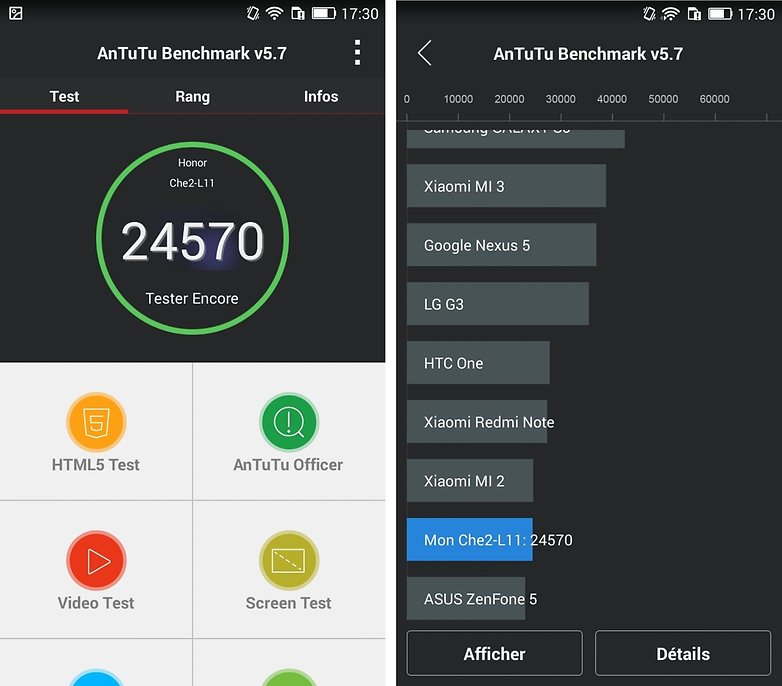 test honor 4x interface logicielle 6