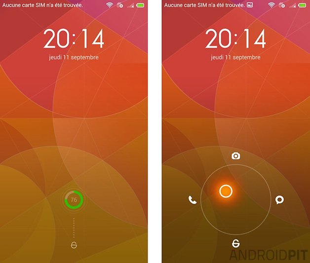 test xiaomi mi4 lockscreen