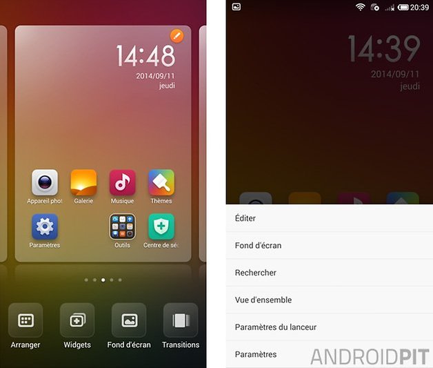 test xiaomi mi4 parametres rapides 1