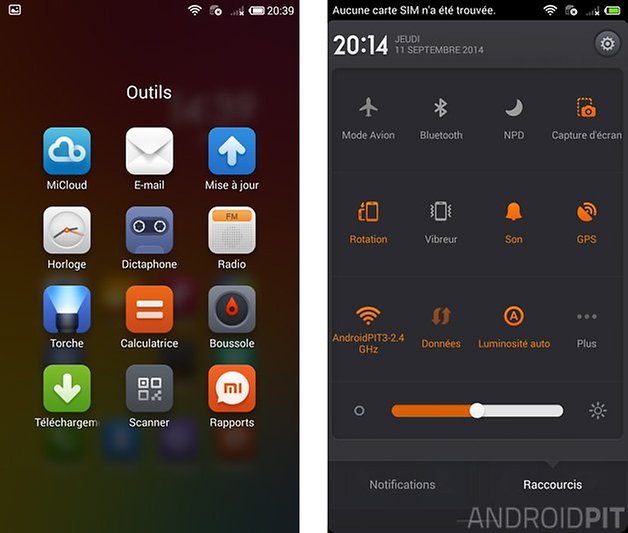 test xiaomi mi4 parametres rapides 2