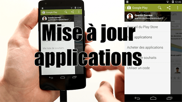 thumbnail mise a jour apps