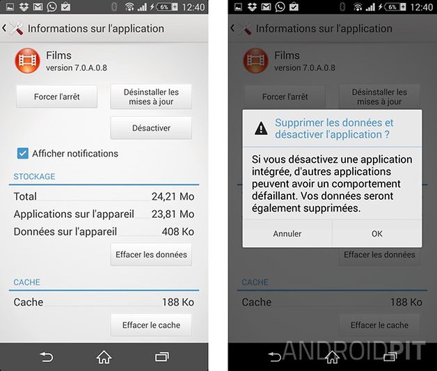 trucs astuces sony xperia z1 desactiver applis