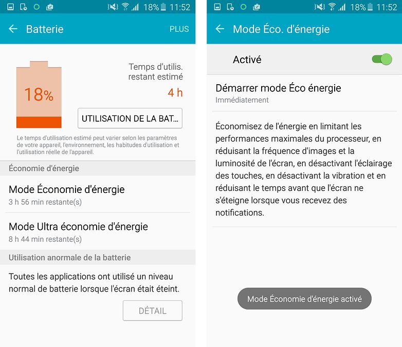 trucs et astuces samsung galaxy s6 batterie