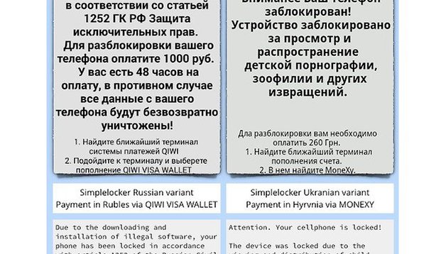 Un virus Android prend en otage vos photos & vidéos contre rançon