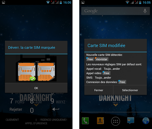 wiko darknight test sim