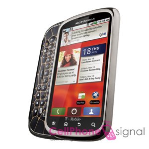 Ein Motorola-Smartphone mit einem Touchscreen, das eine Wetter-App und das Datum 18. THU anzeigt.