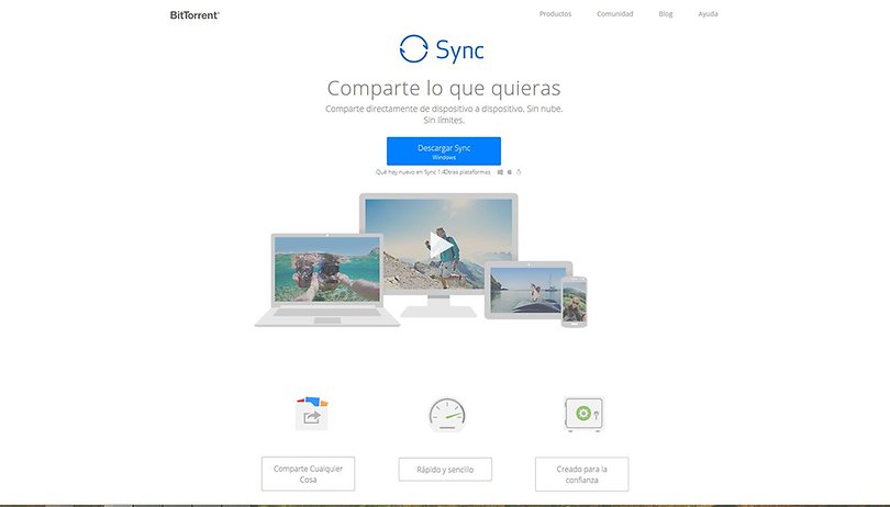 BitTorrent Sync - Almacenamiento remoto sin nube