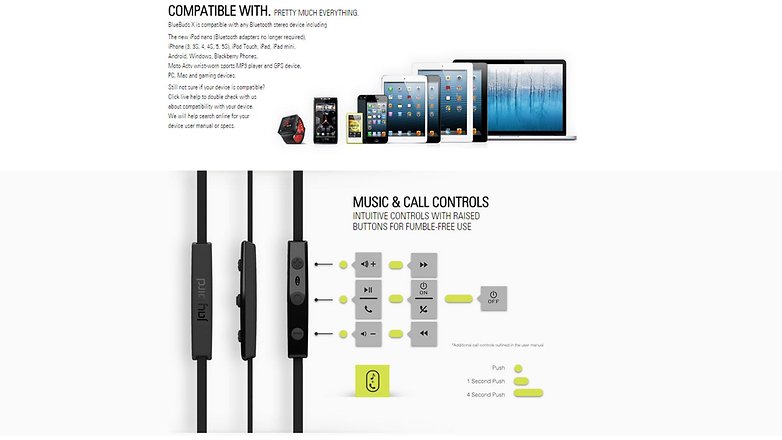 jaybirds bluebudsx compatibility controller