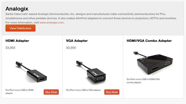 slimport types
