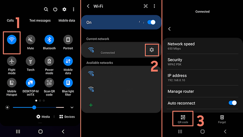 2021 04 14 Samsung One UI WiFi create