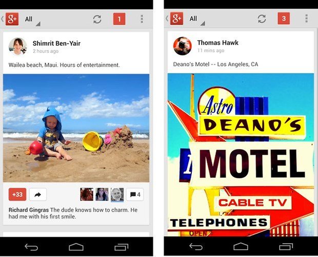 Screenshot google plus update1