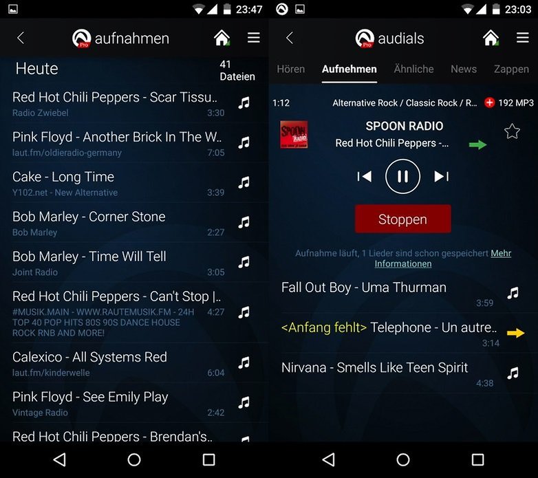 audials screenshot5