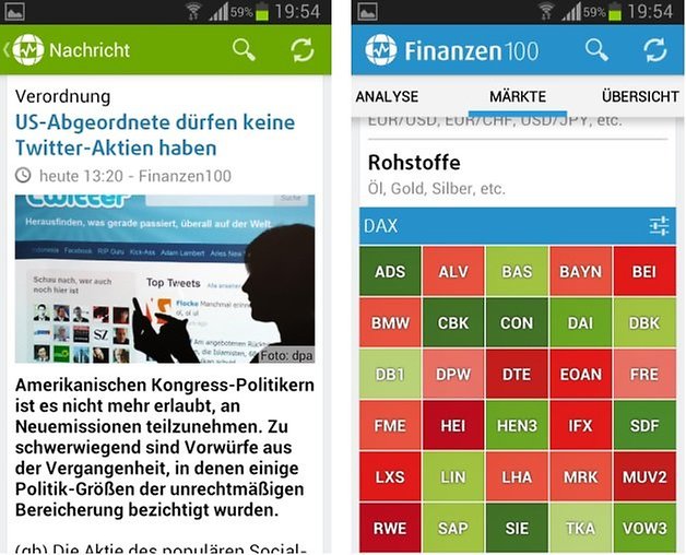 finanzen100 screenshot 3