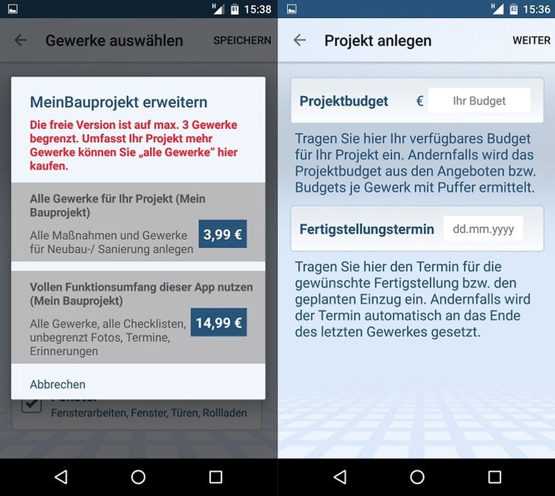 mein bauprojekt screenshot6