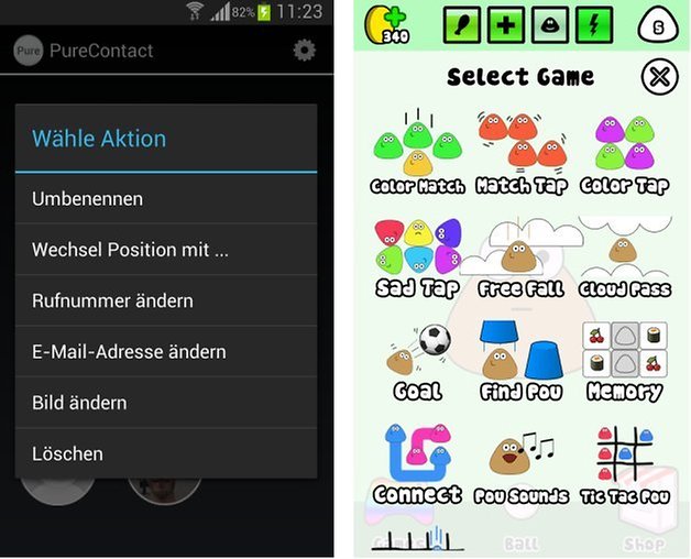 purecontact pou screenshots
