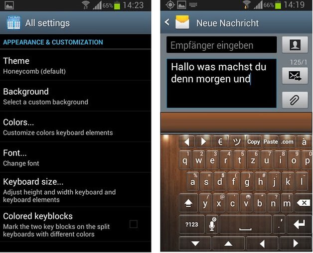 thumb keyboard screenshot4