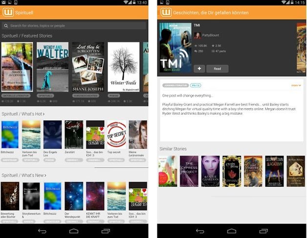 wattpad screenshot1
