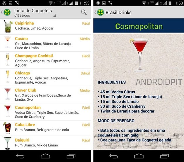Brasil Drinks cosmo