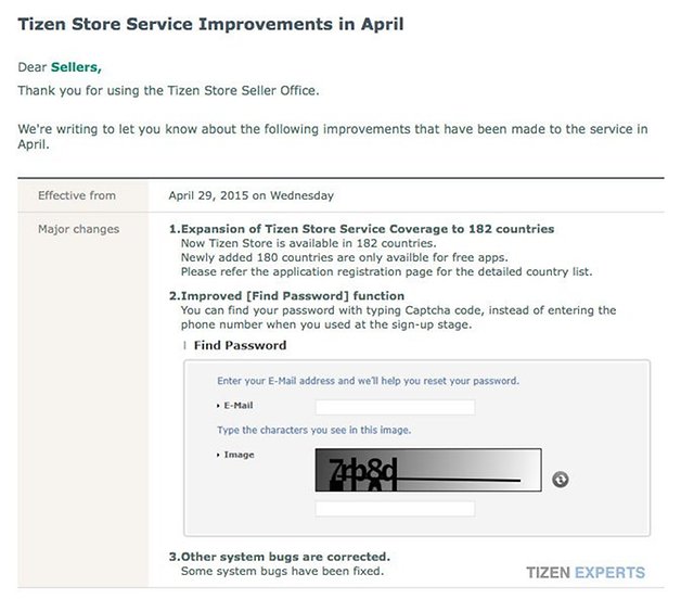 Expansion Tizen Store