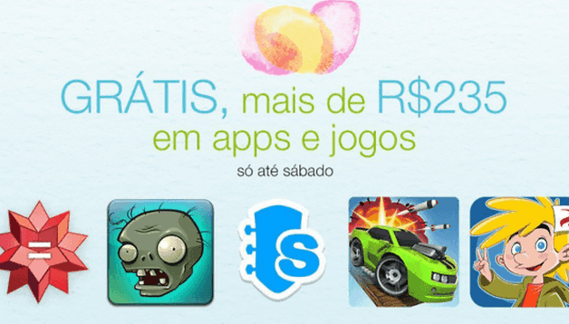 Promoção na Amazon App Store: vários jogos e apps de graça