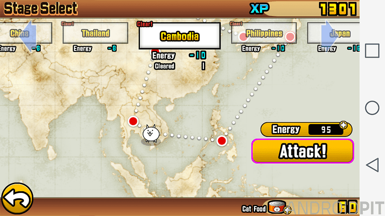 battle cat map