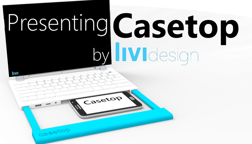 Casetop transforma seu smartphone em um laptop