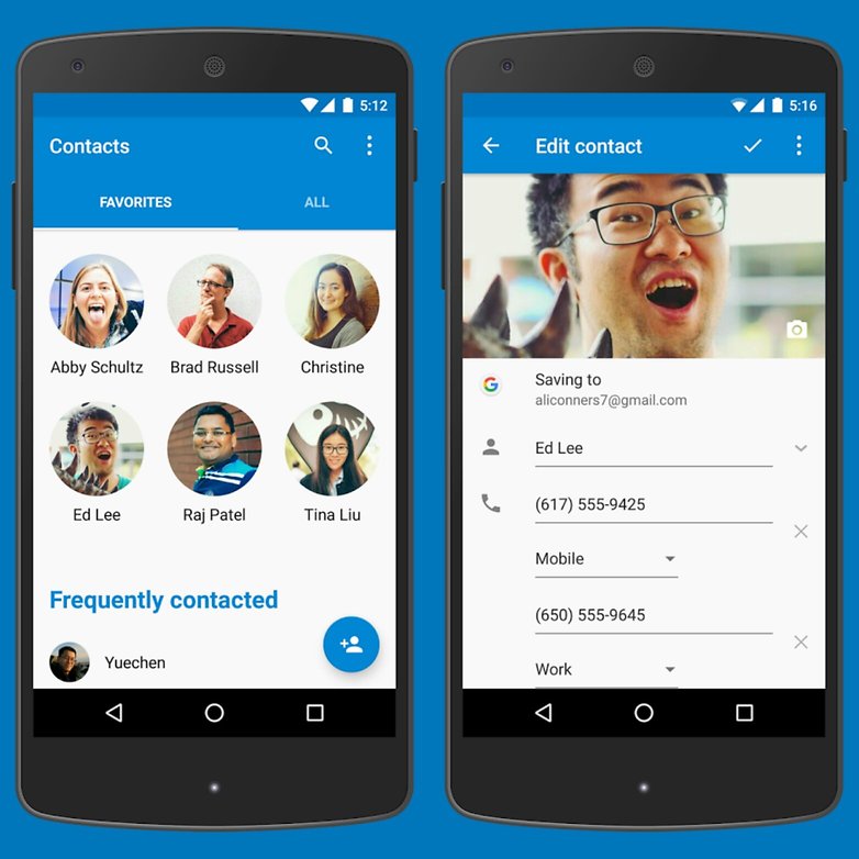 contacts stand aloned