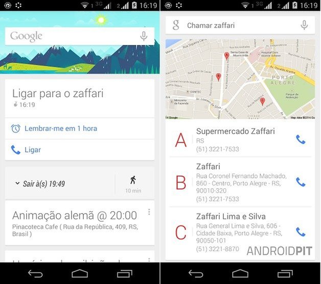google now calls