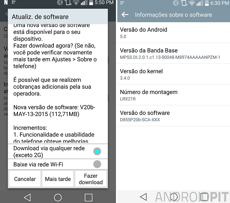 lg g3 update