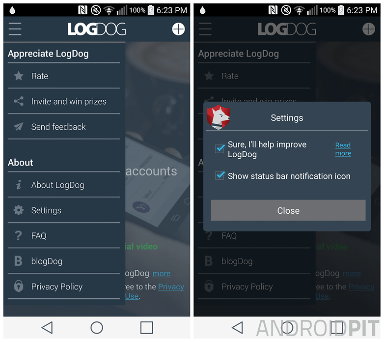 logdog menu