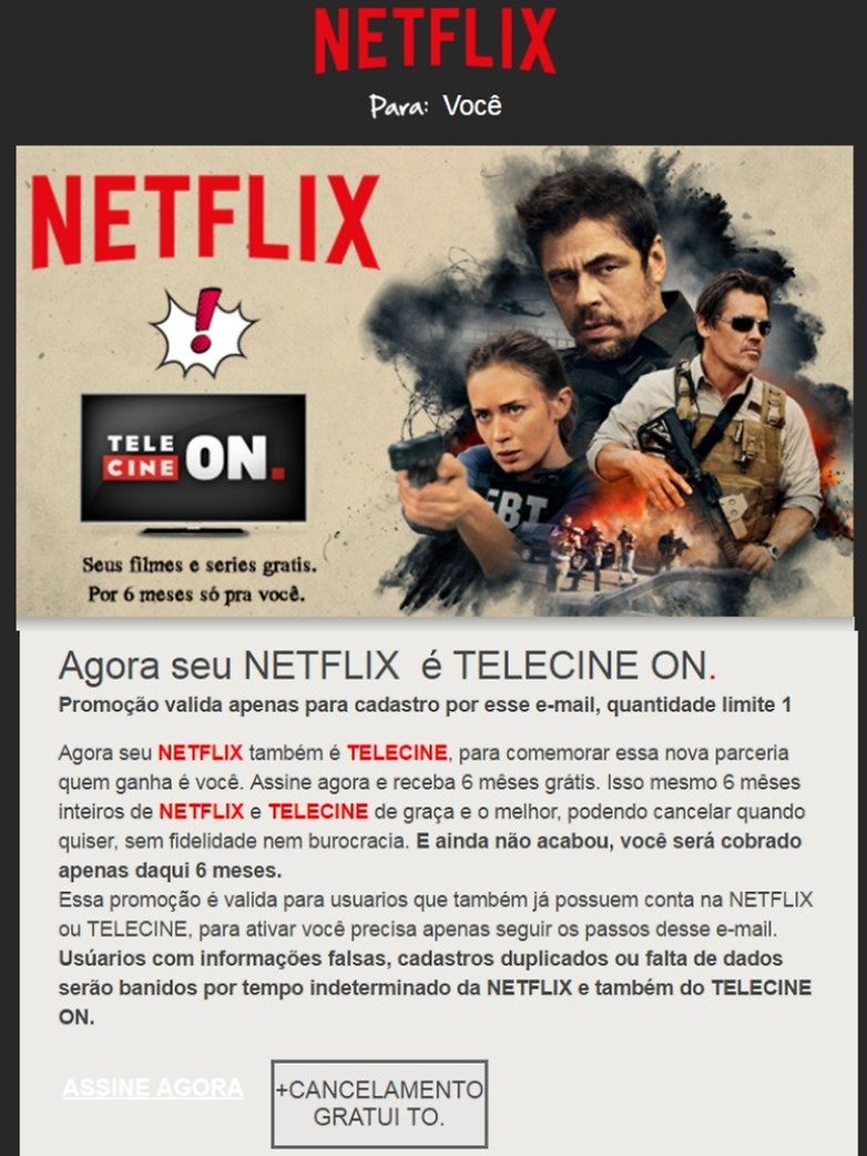 netflix telecineon