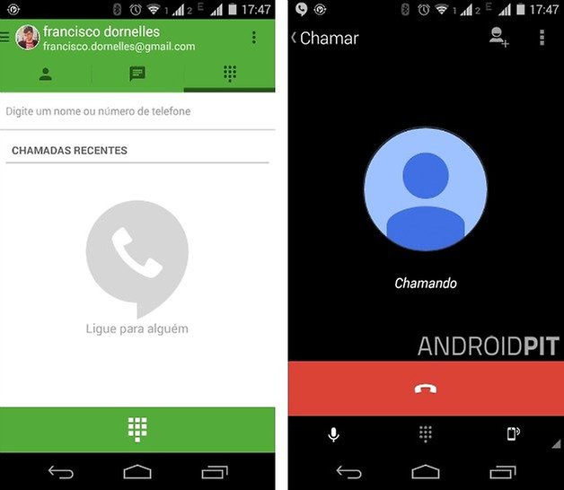 novo hangouts dialer