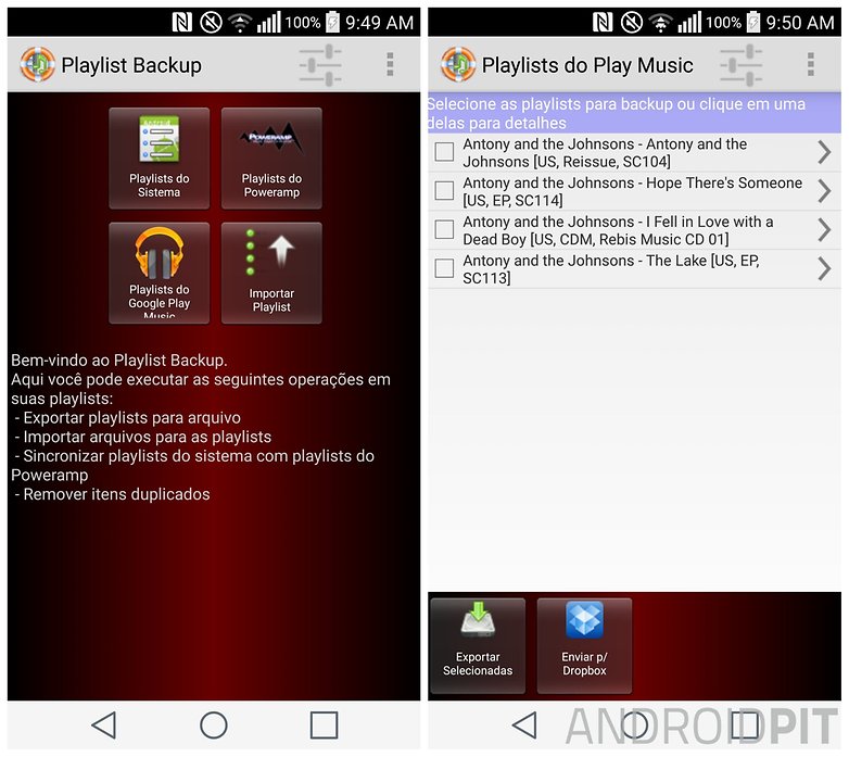 playlist backup print BR