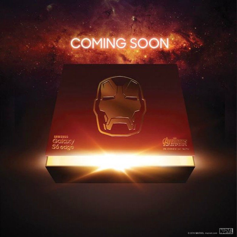 samsung galasy s6 edge iron man