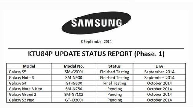 samsung updates